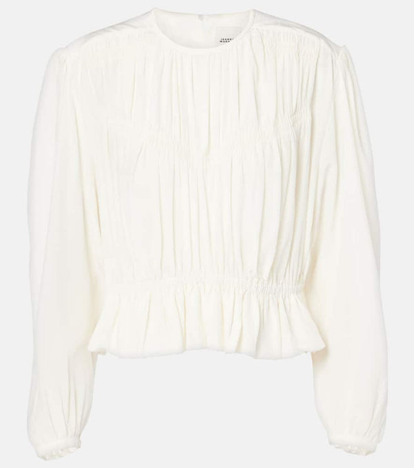 Isabel Marant Gelina crêpe de chine blouse