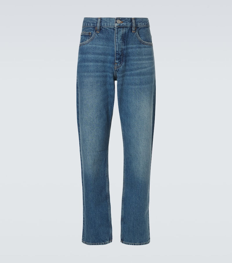 Frame Mid-rise straight jeans