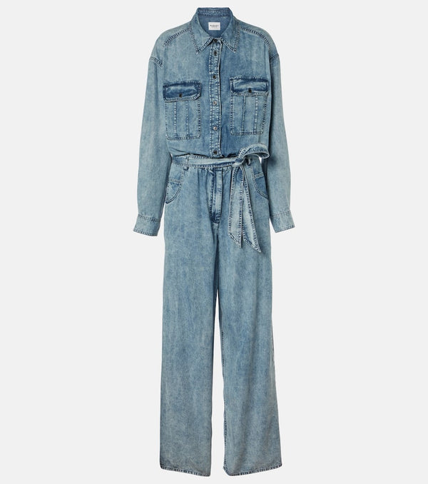 Marant Etoile Paige chambray jumpsuit