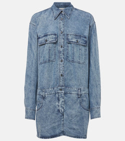 Marant Etoile Palvina denim shirt dress