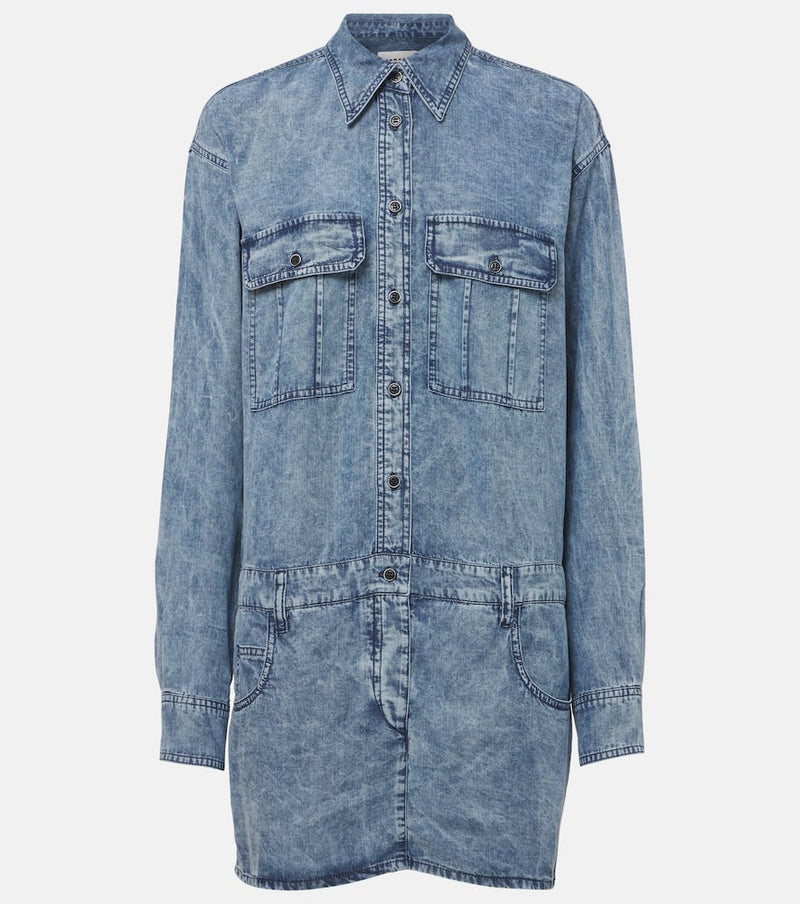 Marant Etoile Palvina denim shirt dress