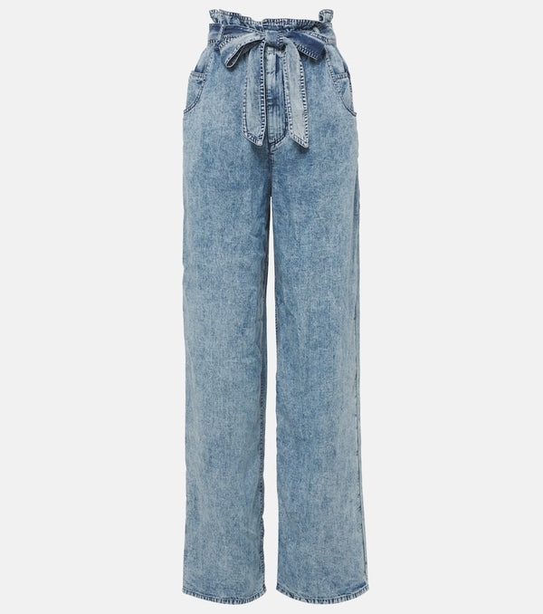 Marant Etoile Priana high-rise wide-leg jeans