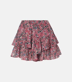 Marant Etoile Jocadia printed cotton voile shorts