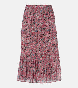 Marant Etoile Diya cotton voile maxi skirt