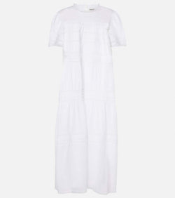 Marant Etoile Geralda ruffled cotton midi dress