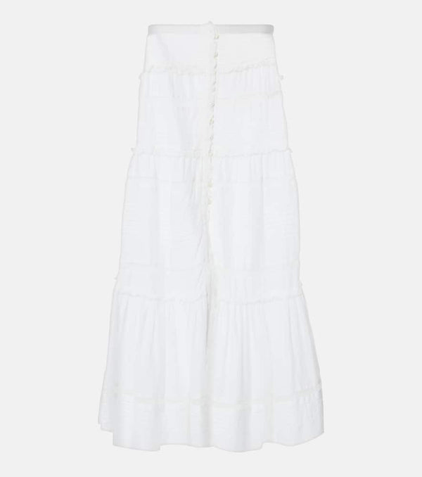 Marant Etoile Gihane cotton voile maxi skirt