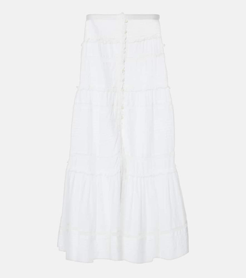 Marant Etoile Gihane cotton voile maxi skirt