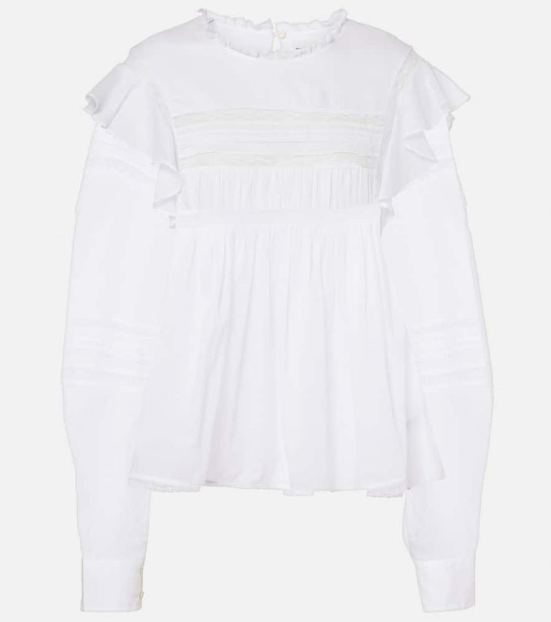 Marant Etoile Ganael cotton voile blouse