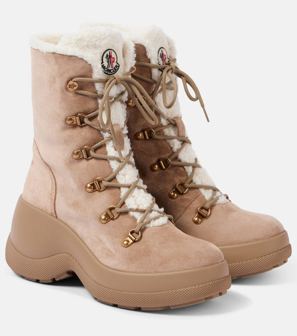 Moncler Resile Trek suede lace-up boots