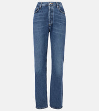 Agolde 90's Pinch Waist Long high-rise straight jeans