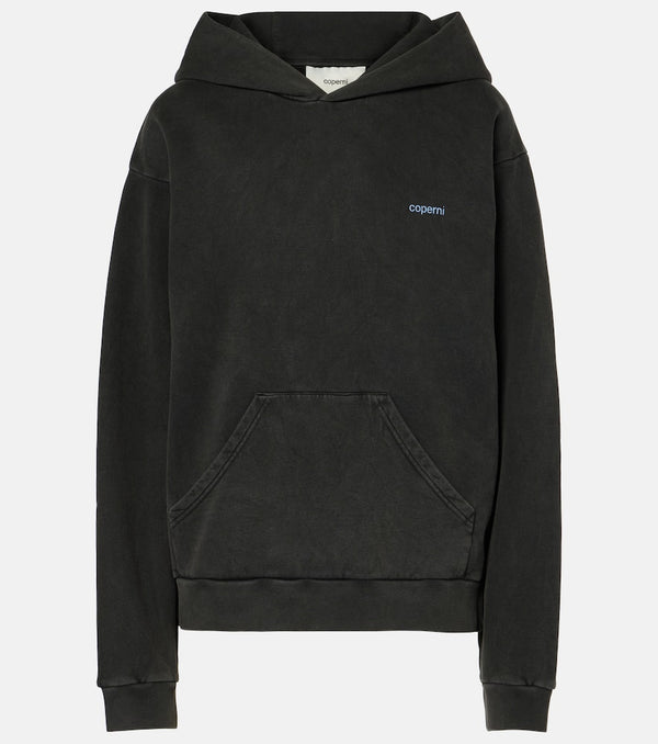 Coperni Horn cotton-blend jersey hoodie