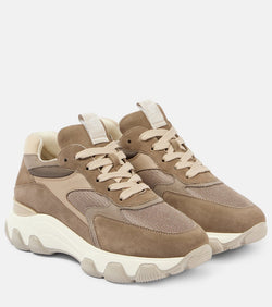 Hogan Hogan Hyperactive suede-trimmed sneakers