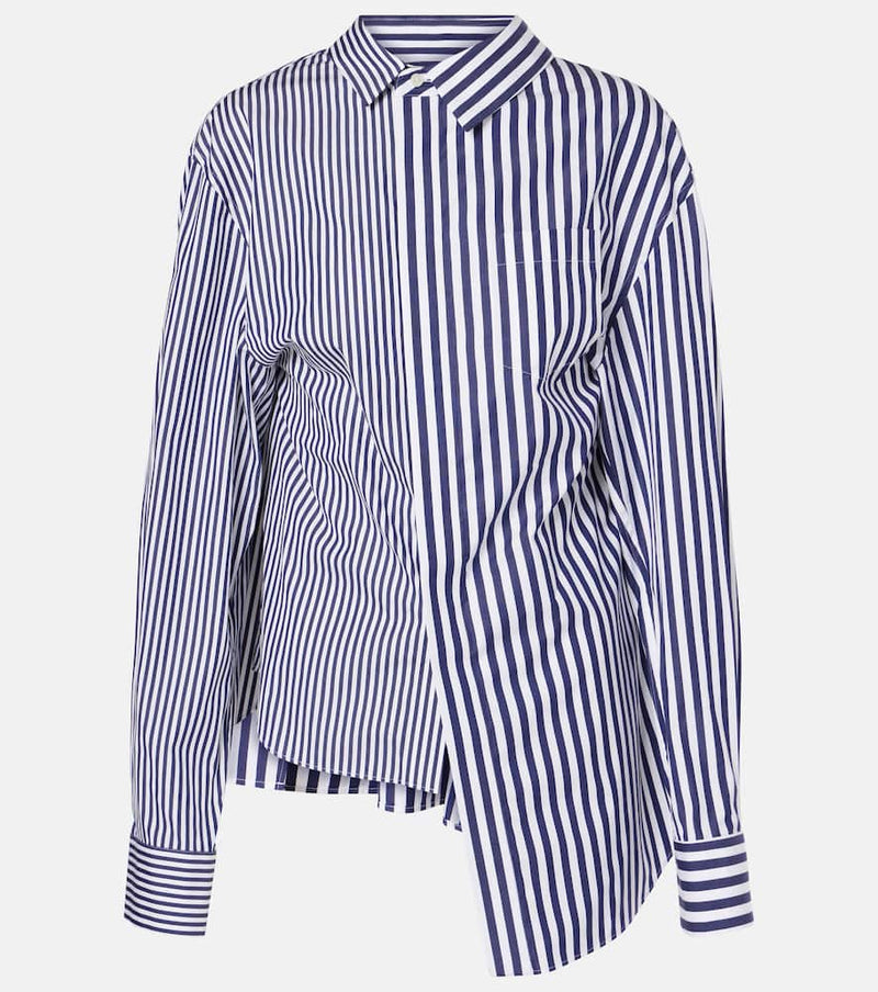 Sacai Striped cotton poplin shirt