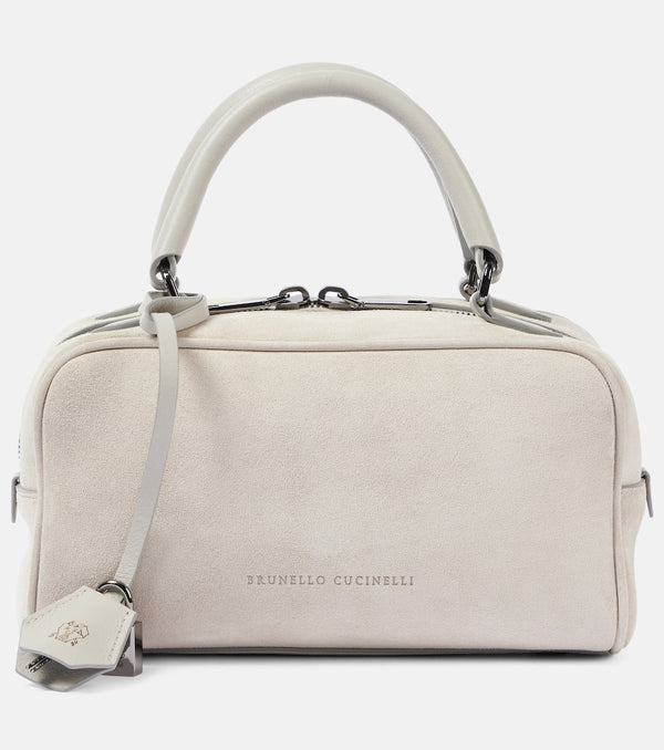 Brunello Cucinelli Small suede tote bag