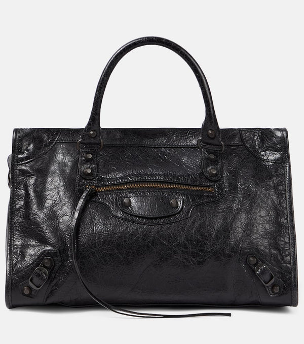 Balenciaga Le City Medium leather tote bag