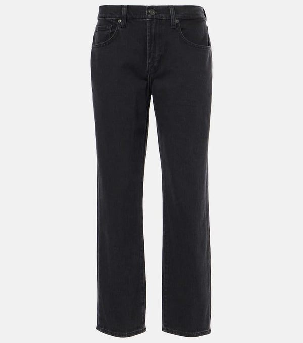 7 For All Mankind Julia mid-rise straight jeans