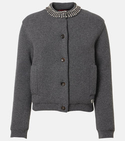 Gucci Embellished wool cardigan