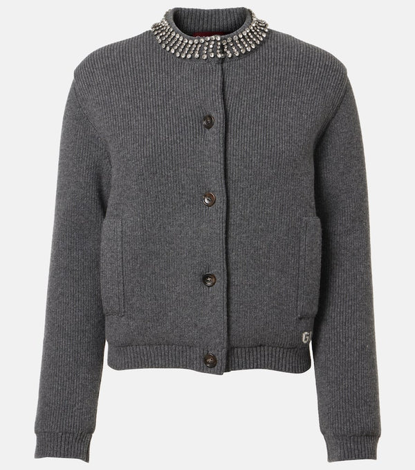 Gucci Embellished wool cardigan