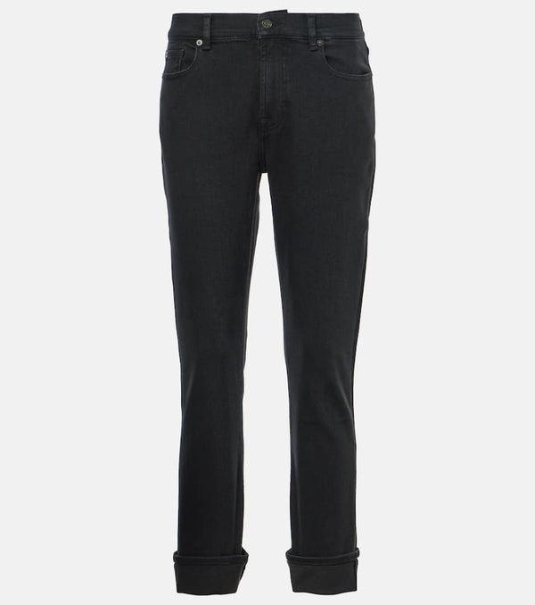 7 For All Mankind Relaxed Skinny low-rise skinny jeans