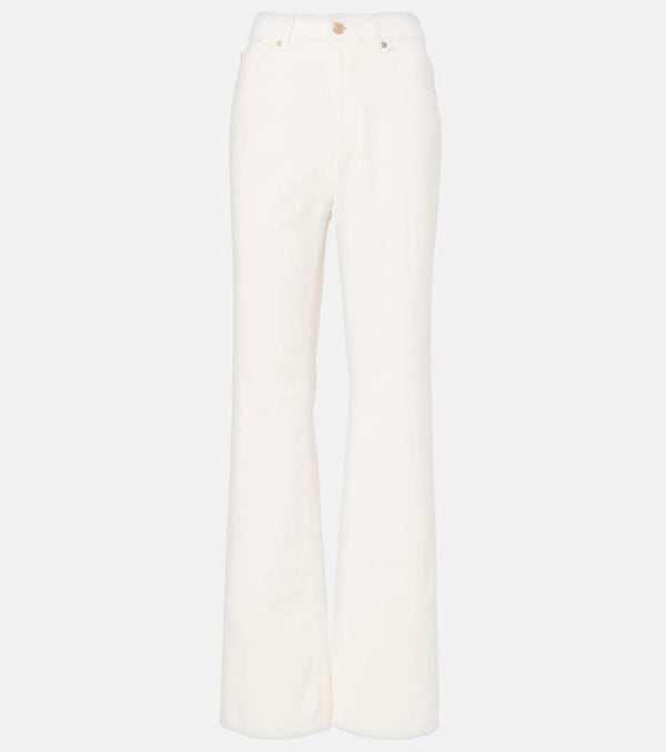 7 For All Mankind Tess high-rise corduroy straight pants