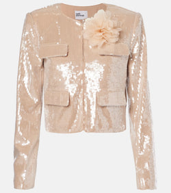 Self-Portrait Sequined jacket