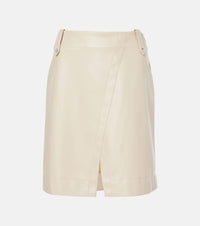Max Mara Leisure Aere coated jersey miniskirt