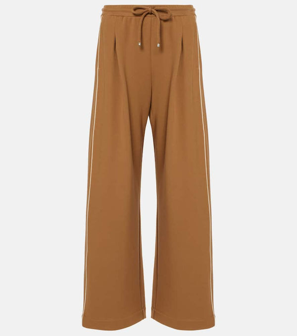 Max Mara Leisure Curve cotton-blend sweatpants