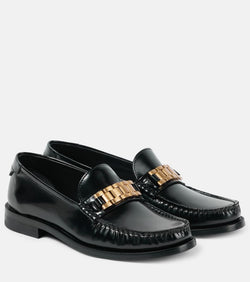 Victoria Beckham Chain leather loafers