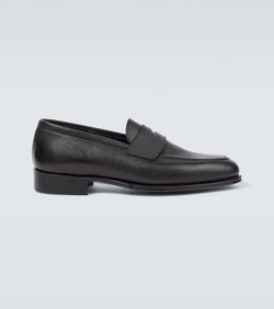 George Cleverley Bradley II leather penny loafers