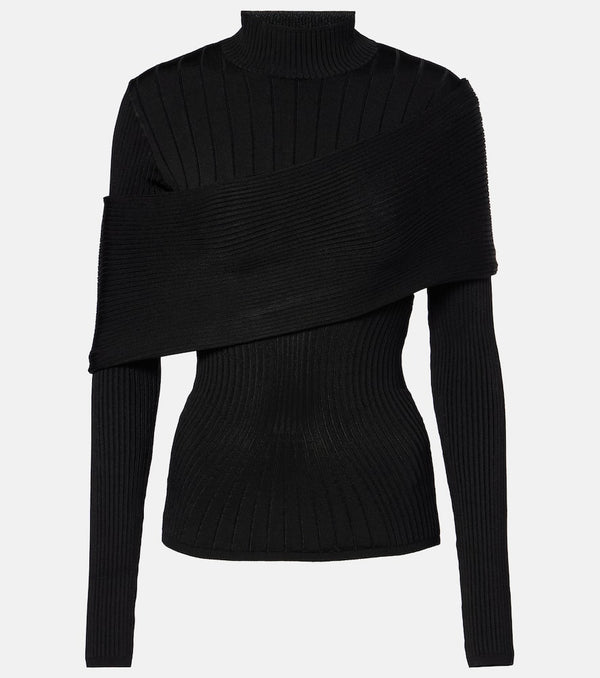 Mugler Ribbed-knit top