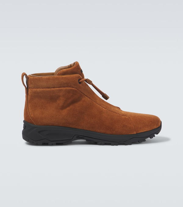 Zegna Triple Stitch Vetta suede sneakers