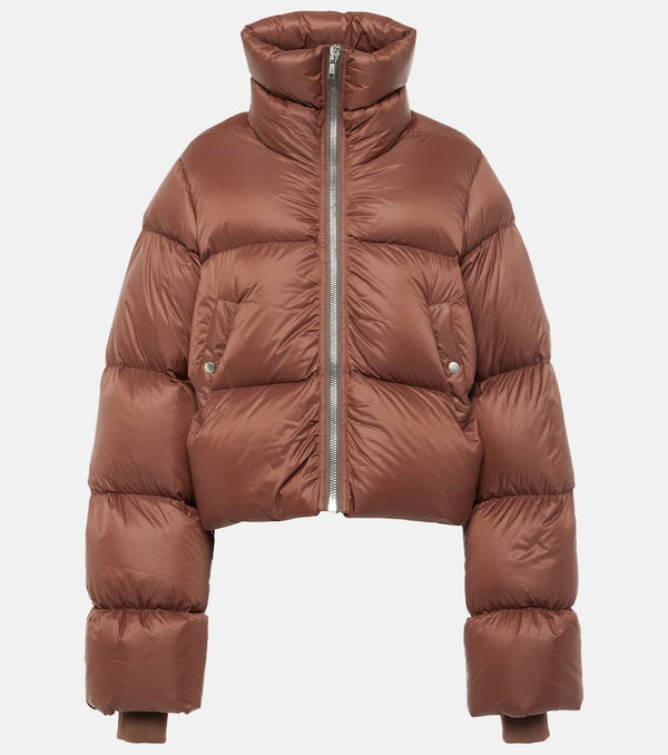 Rick Owens Turtle oversized cropped down jacket