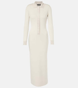 Tom Ford Wool and silk-blend polo dress