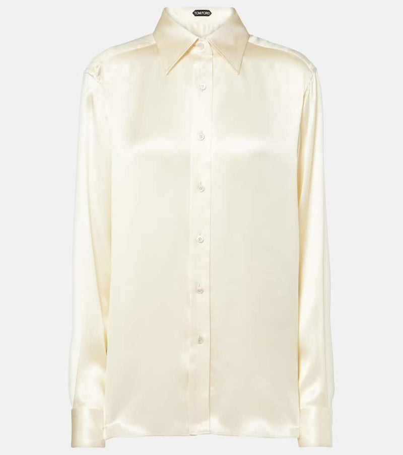 Tom Ford Silk charmeuse blouse