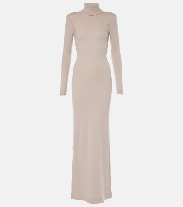 Tom Ford Cashmere turtleneck gown