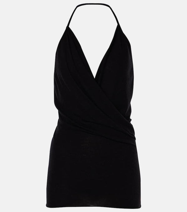 Rick Owens Draped halterneck top