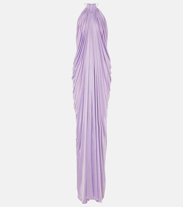 Tom Ford Draped halterneck jersey gown