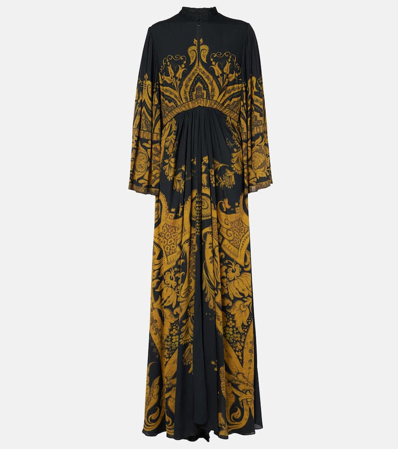 Etro Printed crêpe jersey gown