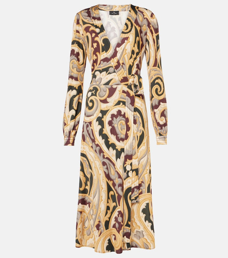 Etro Printed midi dress