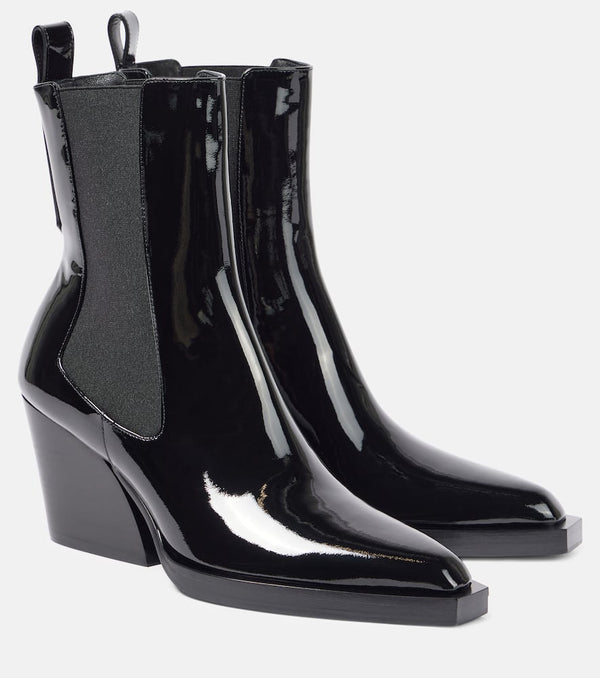 Zimmermann Drew patent leather ankle boots