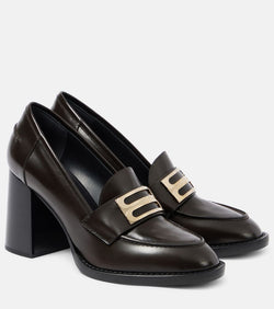 Victoria Beckham B Buckle leather loafer pumps