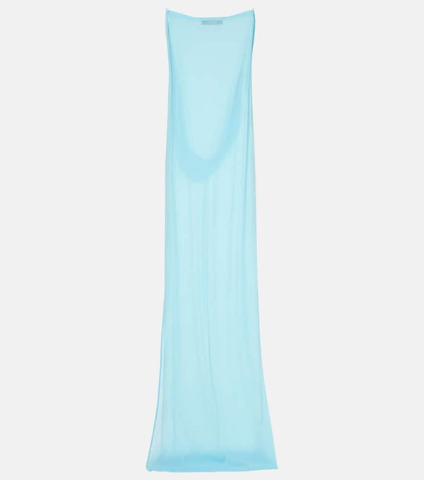 Jacquemus The Ameno silk-blend gown