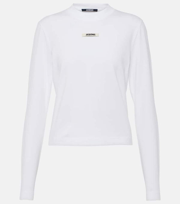 Jacquemus Le T-shirt Gros Grain Manches Longues top