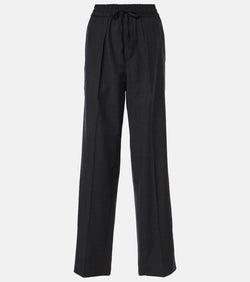 Isabel Marant Liska checked wool-blend straight pants