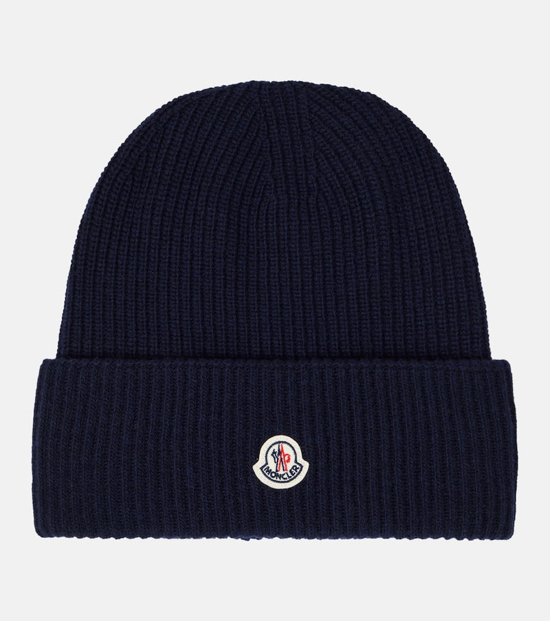 Moncler Logo wool beanie