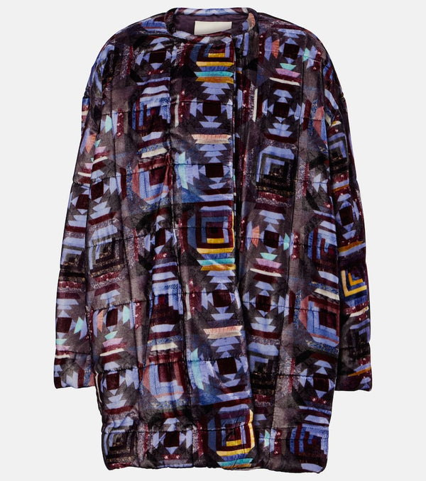 Isabel Marant Doriane printed puffer coat