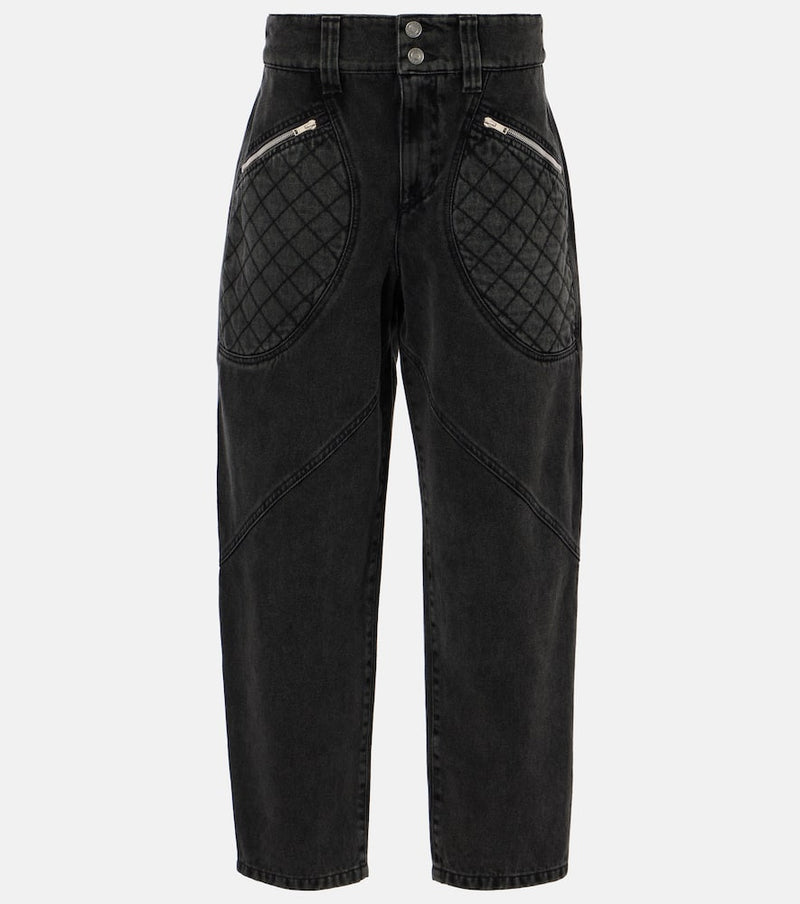 Isabel Marant Catarina panelled tapered jeans