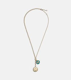 FoundRae Dream & Reverie 18kt gold charm necklace with diamonds