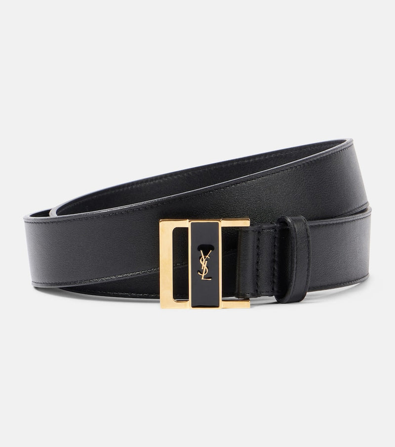 Saint Laurent Gio leather belt