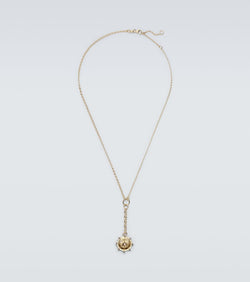 FoundRae Spark Love 18kt gold chain necklace with diamonds